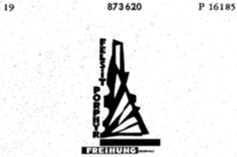 FELSiT PORPHYR FREiHUNG Logo (DPMA, 30.01.1967)