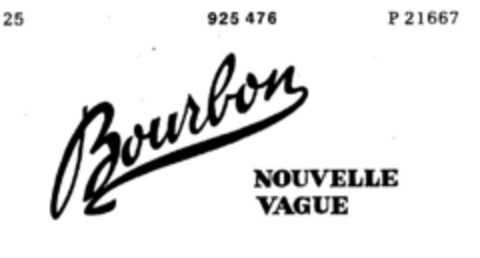 Bourbon NOUVELLE VAGUE Logo (DPMA, 31.08.1973)