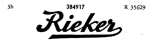 Rieker Logo (DPMA, 12/02/1927)