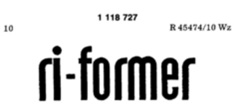 ri-former Logo (DPMA, 20.05.1987)