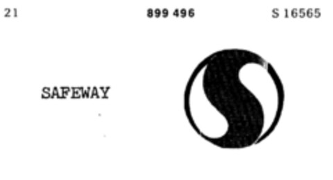 SAFEWAY Logo (DPMA, 27.08.1964)