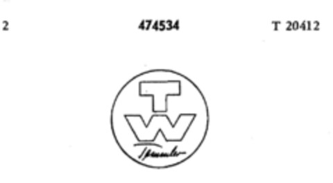 TW Temmler Logo (DPMA, 07.07.1934)