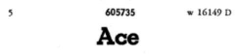 Ace Logo (DPMA, 06.04.1949)