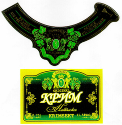 ORIGINAL KPNM Halbtrocken KRIMSEKT Logo (DPMA, 25.01.2001)