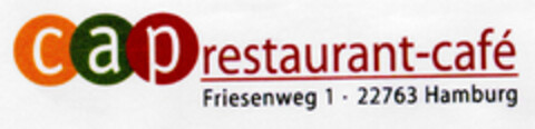 cap restaurant-café Logo (DPMA, 25.07.2001)
