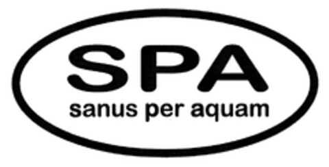 SPA sanus per aquam Logo (DPMA, 08.10.2007)