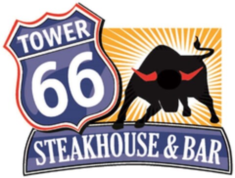 TOWER 66 STEAKHOUSE & BAR Logo (DPMA, 16.08.2013)
