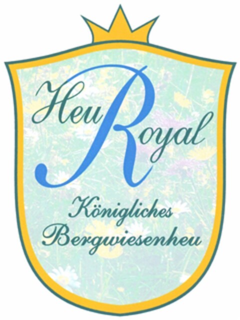 HeuRoyal Königliches Bergwiesenheu Logo (DPMA, 05/22/2013)