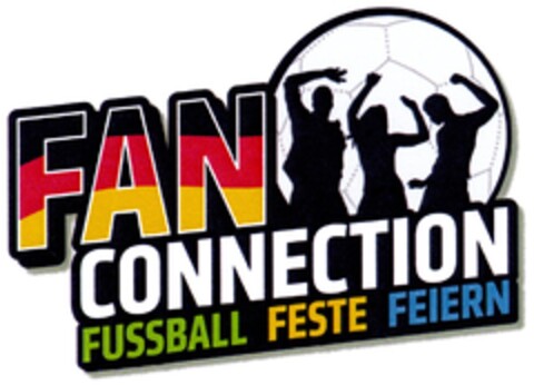 FAN CONNECTION FUSSBALL FESTE FEIERN Logo (DPMA, 15.06.2013)