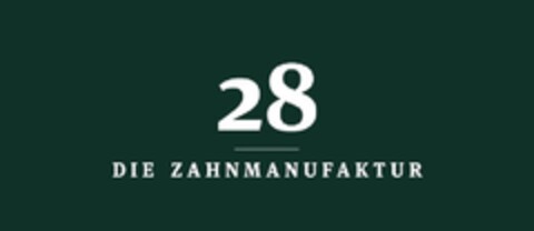 28 DIE ZAHNMANUFAKTUR Logo (DPMA, 03.11.2017)