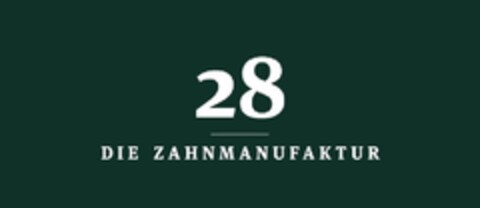 28 DIE ZAHNMANUFAKTUR Logo (DPMA, 11/03/2017)