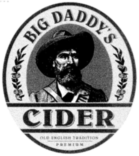 BIG DADDY'S CIDER Logo (DPMA, 02/22/2002)