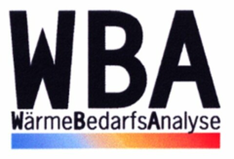 WBA WärmeBedarfsAnalyse Logo (DPMA, 24.02.2004)