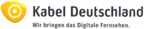 Kabel Deutschland Wir bringen das Digitale Fernsehen. Logo (DPMA, 11.03.2004)