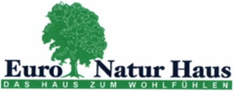 Euro Natur Haus DAS HAUS ZUM WOHLFÜHLEN Logo (DPMA, 03.09.2004)