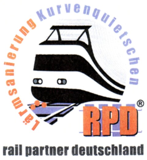 RPD Lärmsanierung Kurvenquietschen rail partner deutschland Logo (DPMA, 05.12.2006)