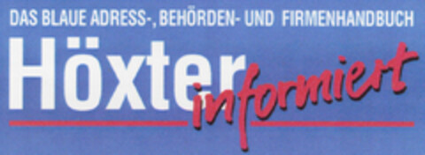 Höxter informiert Logo (DPMA, 06/09/1995)