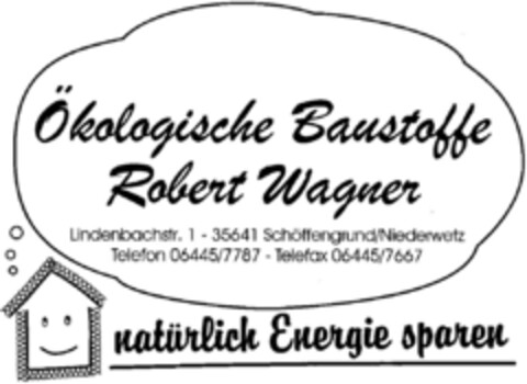 Ökologische Baustoffe Robert Wagner Logo (DPMA, 07.05.1996)