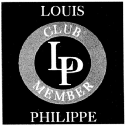 LOUIS PHILIPPE CLUB MEMBER Logo (DPMA, 15.04.1997)