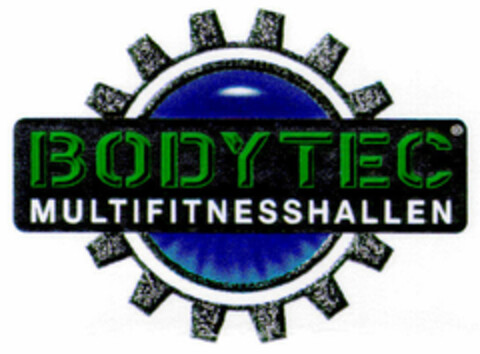 BODYTEC MULTIFITNESSHALLEN Logo (DPMA, 06/27/1998)