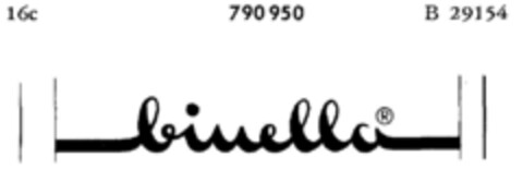 binella Logo (DPMA, 04.05.1963)