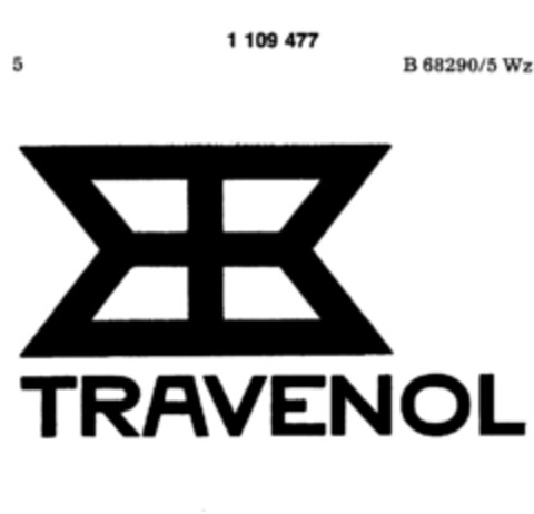 TRAVENOL Logo (DPMA, 04.07.1981)