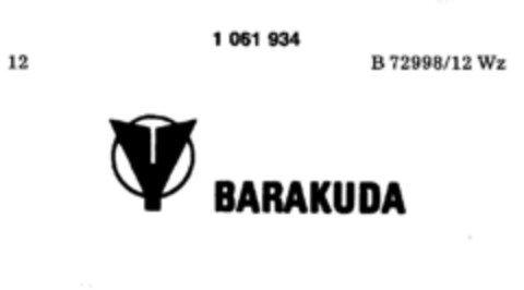 BARAKUDA Logo (DPMA, 27.08.1983)