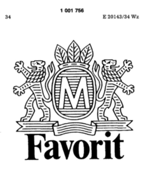 Favorit Logo (DPMA, 30.09.1978)