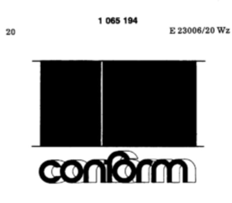 conform Logo (DPMA, 22.06.1982)