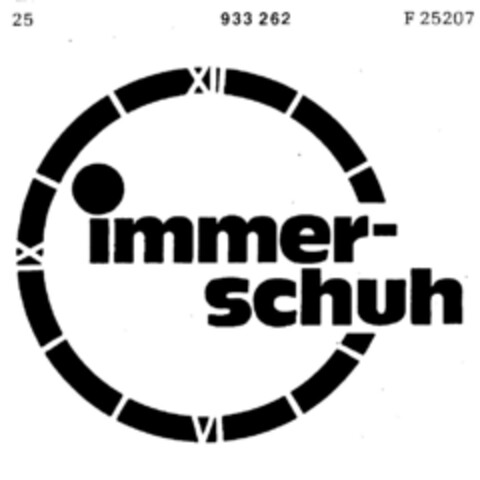 immer-schuh Logo (DPMA, 30.04.1974)