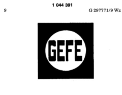 GEFE Logo (DPMA, 07.08.1982)