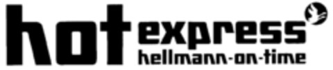 hot express hellmann-on-time Logo (DPMA, 22.02.1991)