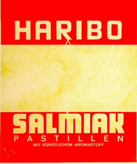 HARIBO SALMIAK PASTILLEN Logo (DPMA, 09/29/1971)