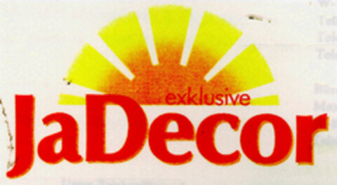 exklusive Ja Decor Logo (DPMA, 30.05.1991)