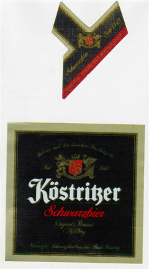 Köstritzer Schwarzbier Logo (DPMA, 25.11.1993)