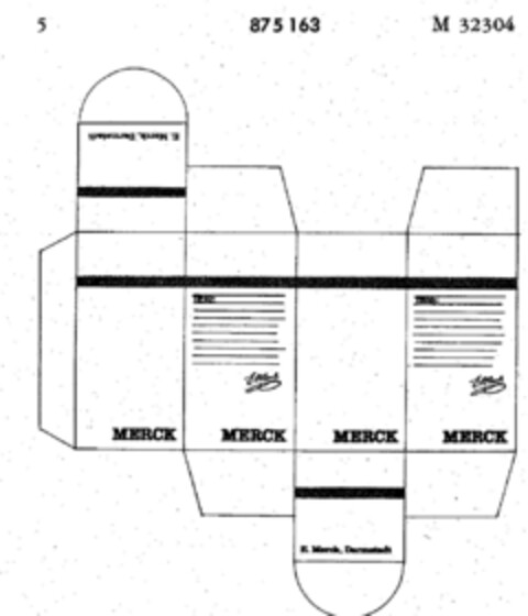 MERCK Logo (DPMA, 01/21/1970)