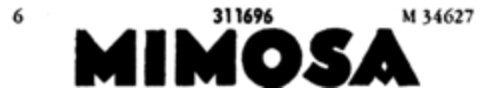 MIMOSA Logo (DPMA, 01.06.1922)