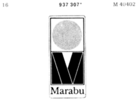 Marabu Logo (DPMA, 05/07/1975)