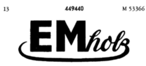 EMholz Logo (DPMA, 06.08.1932)