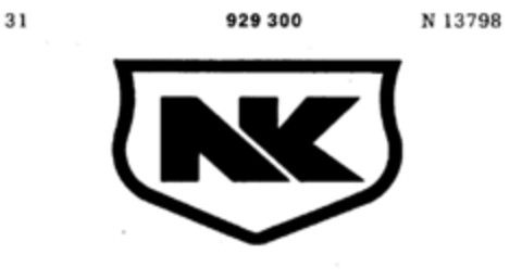 NK Logo (DPMA, 11/07/1973)