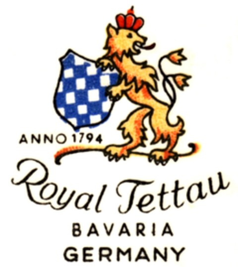 Royal Tettau BAVARIA GERMANY Logo (DPMA, 07.11.1968)
