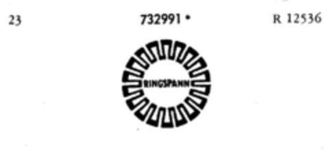 RINGSPANN Logo (DPMA, 05.08.1959)