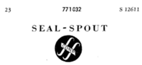 SEAL-SPOUT CORP Logo (DPMA, 05/09/1961)