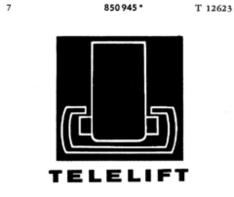 TELELIFT Logo (DPMA, 05/07/1968)