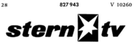 stern * tv Logo (DPMA, 15.05.1965)