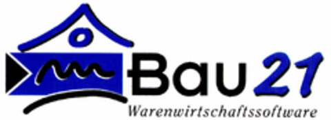 Bau21 Warenwirtschaftssoftware Logo (DPMA, 03/01/2000)