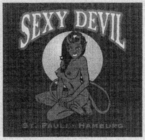 SEXY DEVIL ST. PAULI HAMBURG Logo (DPMA, 13.07.2012)