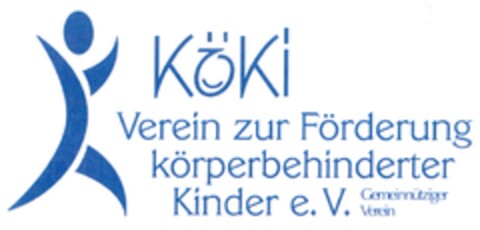 KöKi Verein zur Förderung körperbehinderter Kinder e.V. Gemeinnütziger Verein Logo (DPMA, 30.09.2013)