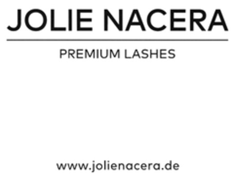 JOLIE NACERA PREMIUM LASHES Logo (DPMA, 12/19/2019)