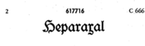 Heparaxal Logo (DPMA, 30.06.1950)